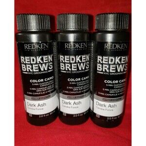Redken Brews Camo Dark Ash Set -  2 oz Trio - Fast Shipping!